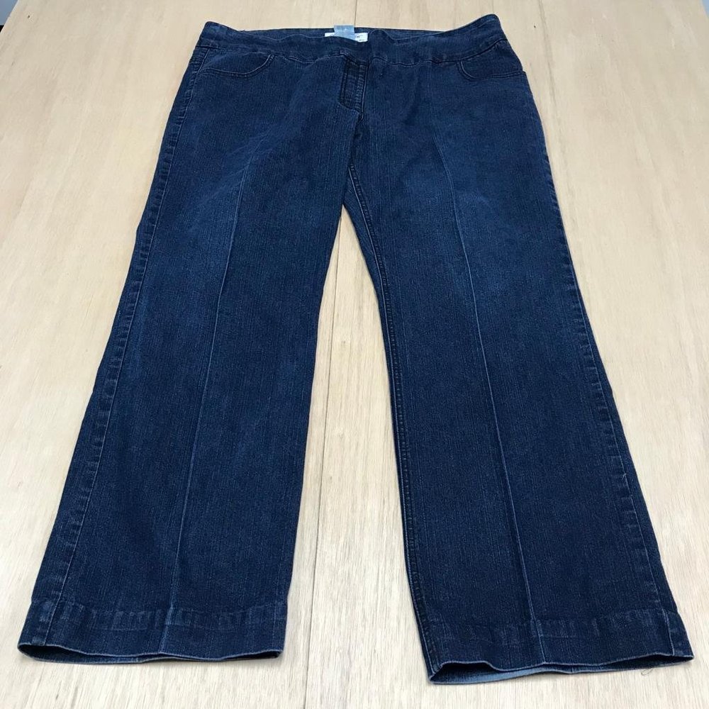 simply you curvy straight jeans size 20w blue